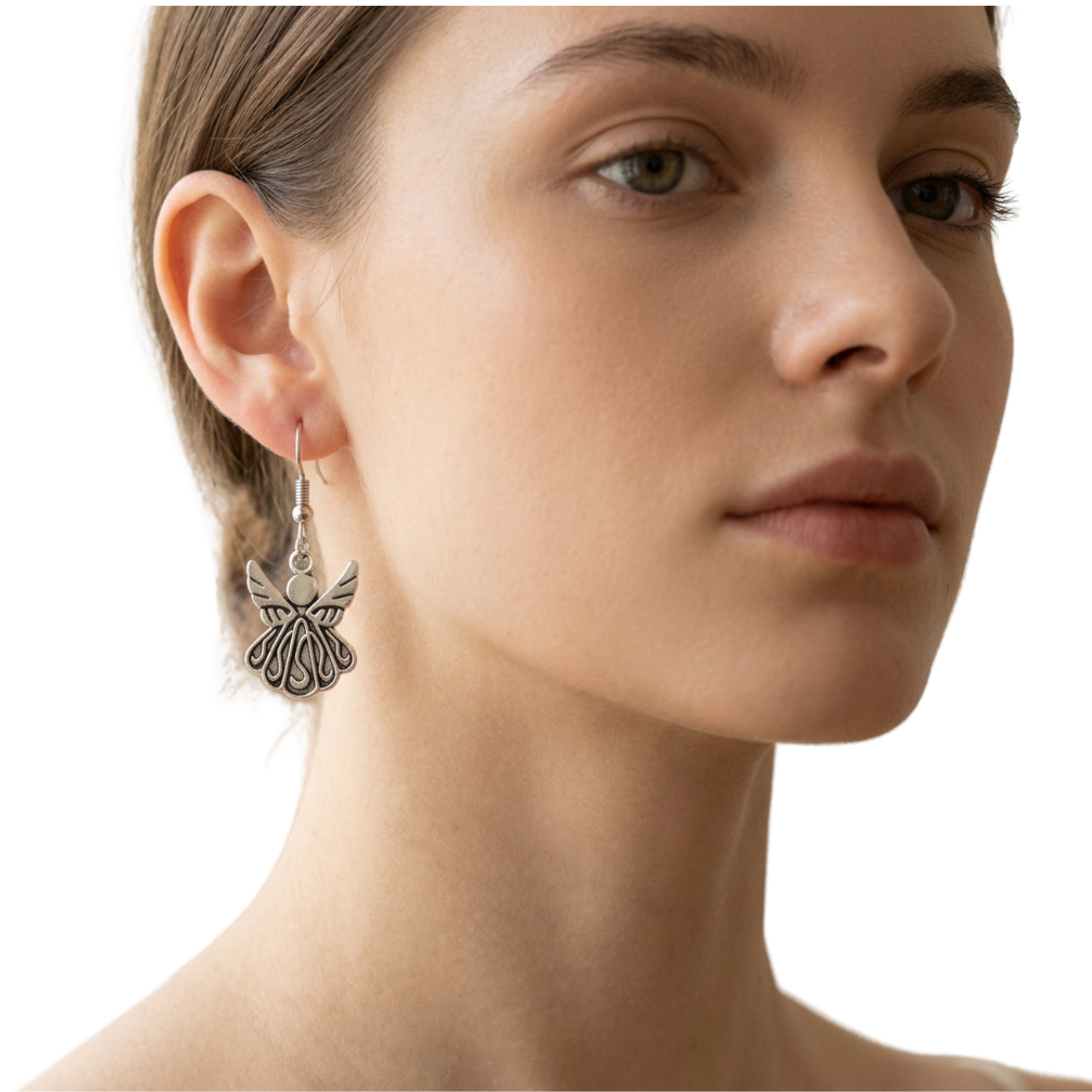 Angel Pendant Earrings