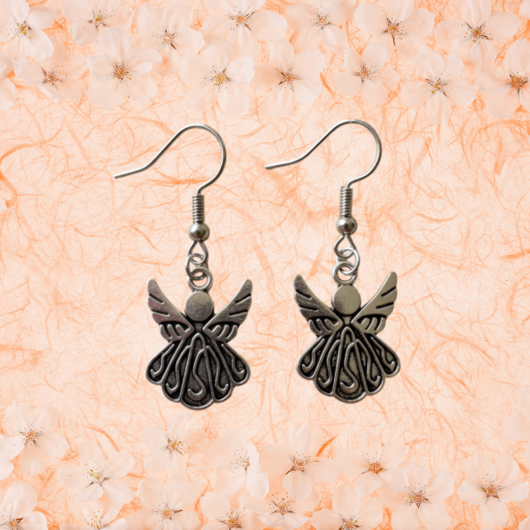 Angel Pendant Earrings