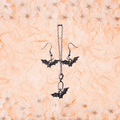 Bat Earrings & Necklace Set