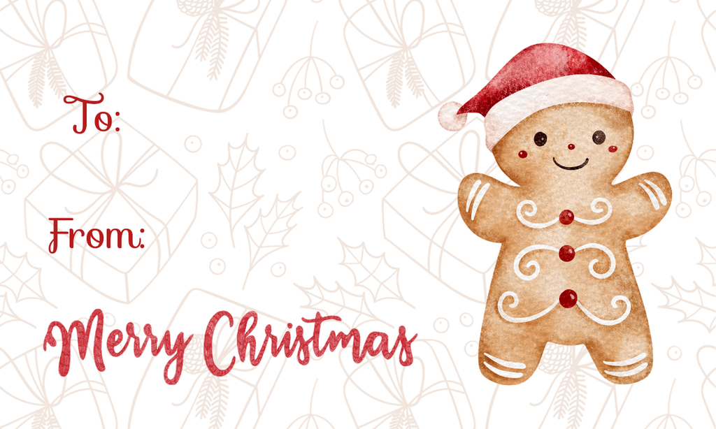 Christmas Gift Tags - Set of 6