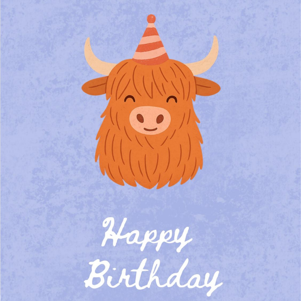 Highland Cow Birthday