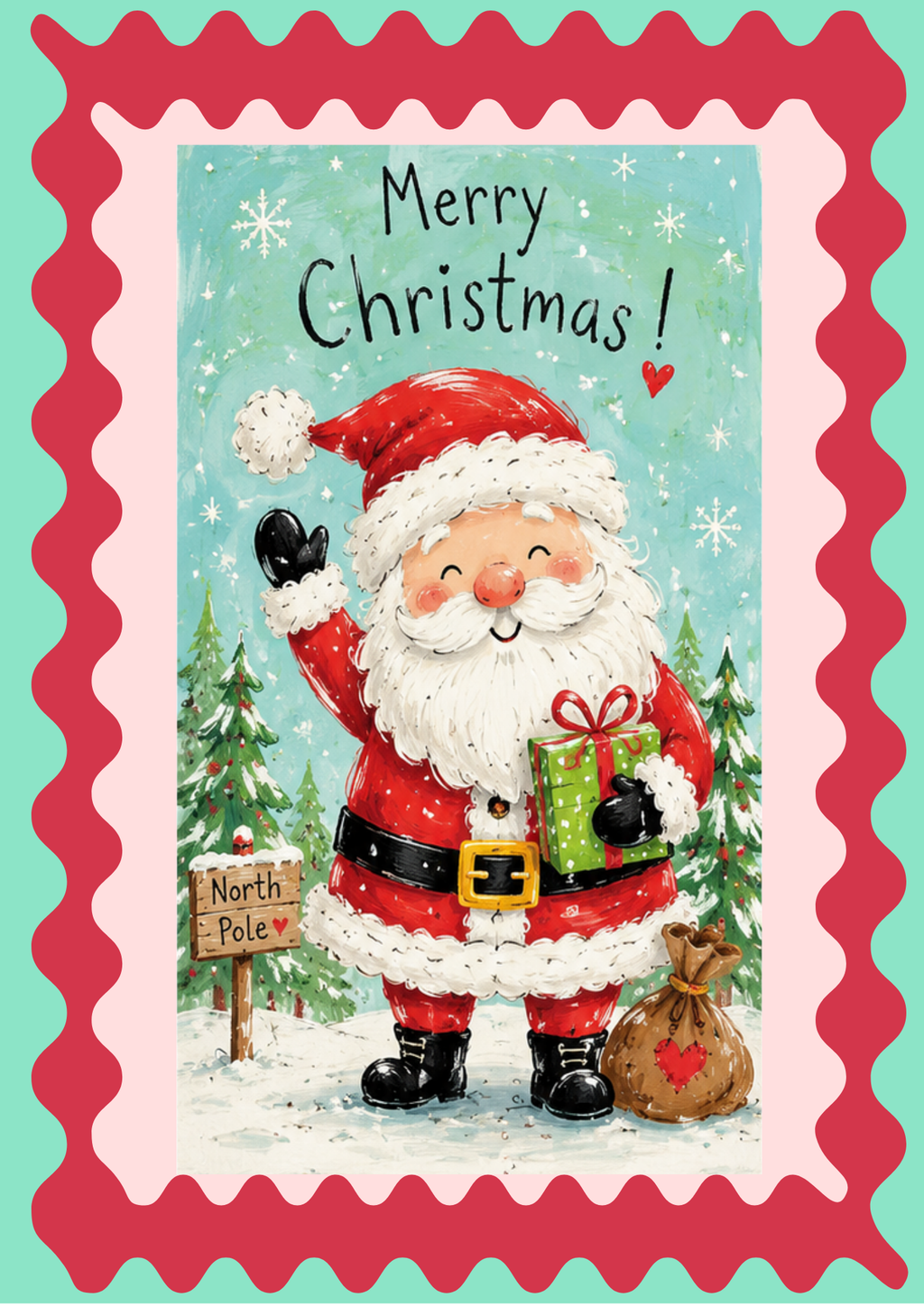 Santa Stamp