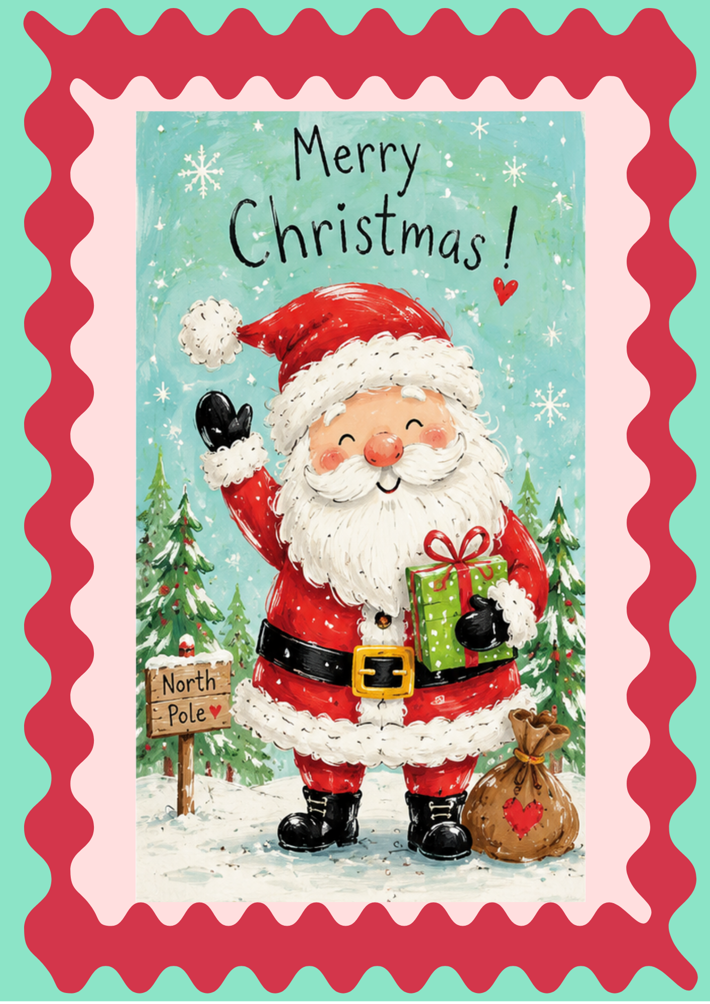 Santa Stamp
